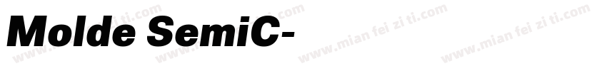 Molde SemiC字体转换